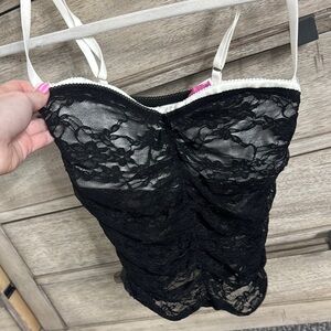 edikted black and white corset top